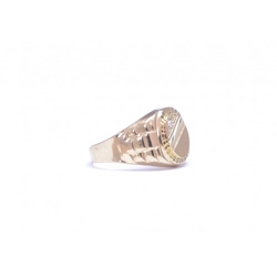 Ring aus Gelbgold mit Zirkonia