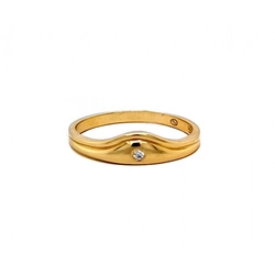 Ring aus Gelbgold mit Zirkonia - kopie - kopie - kopie - kopie - kopie - kopie - kopie - kopie